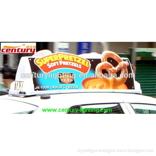 car led roof sign